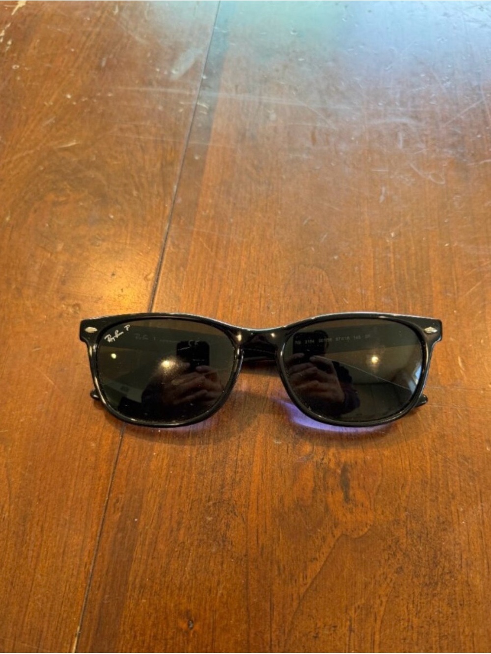 Ray-Ban Black Wayfarer-Style Sunglasses